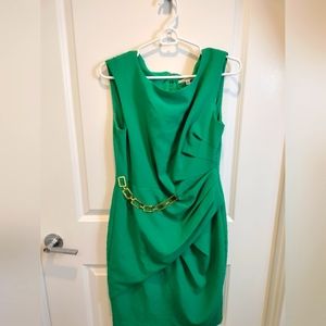 35. Classic Midi Dress-Green